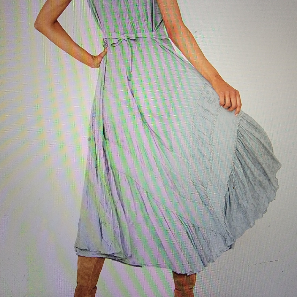 Lace up Midi Dress - Picture 4 of 4